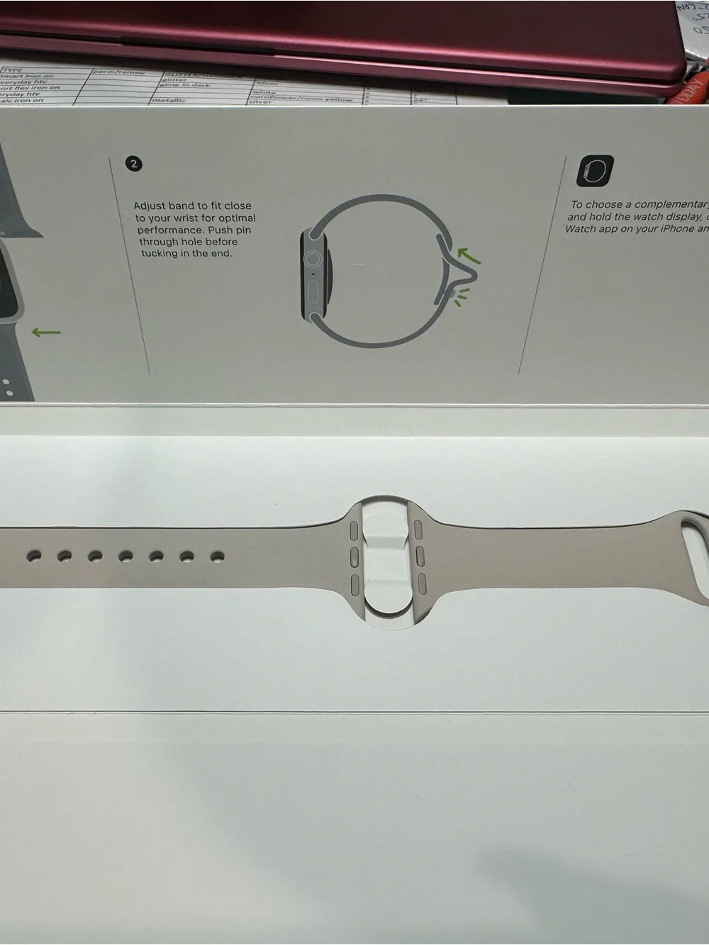 Apple Watch Starlight Sport Band - New in box